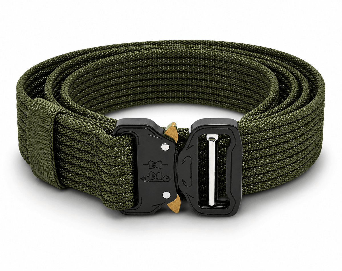 Тактически колан BlackAirsoft Cobra с метална катарама и бързо закопчаване – 125 см