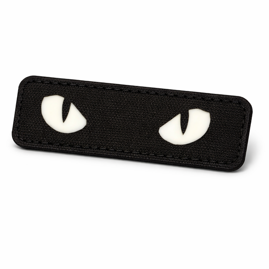 Тактическa светещa нашивка, пач „Котешки очи“ – Glow in the Dark