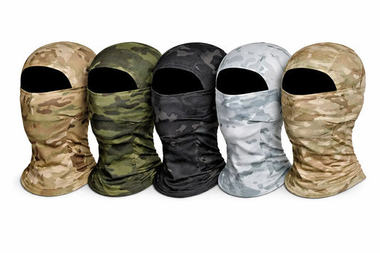 Taktikai terepmintás símaszk egy nyílással – arcmaszk