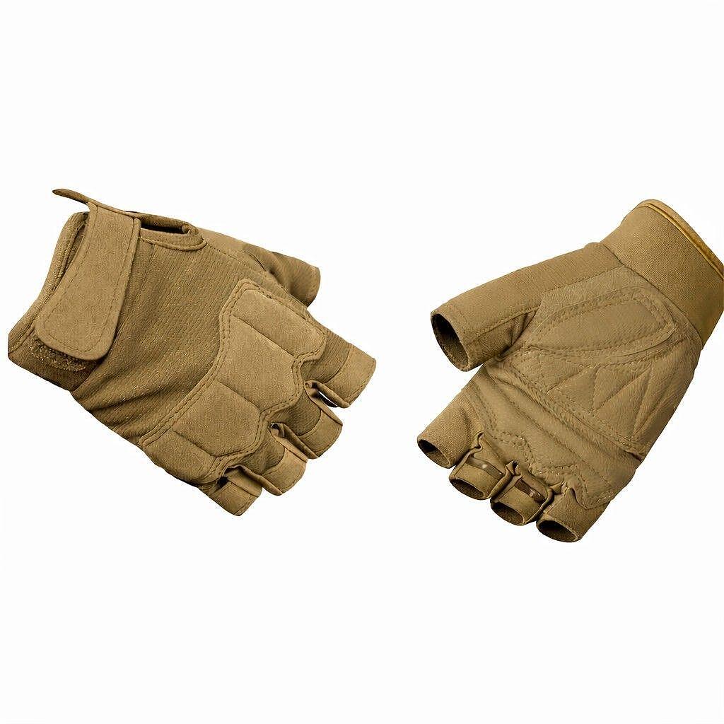 Тактически ръкавици без пръсти с подсилена защита