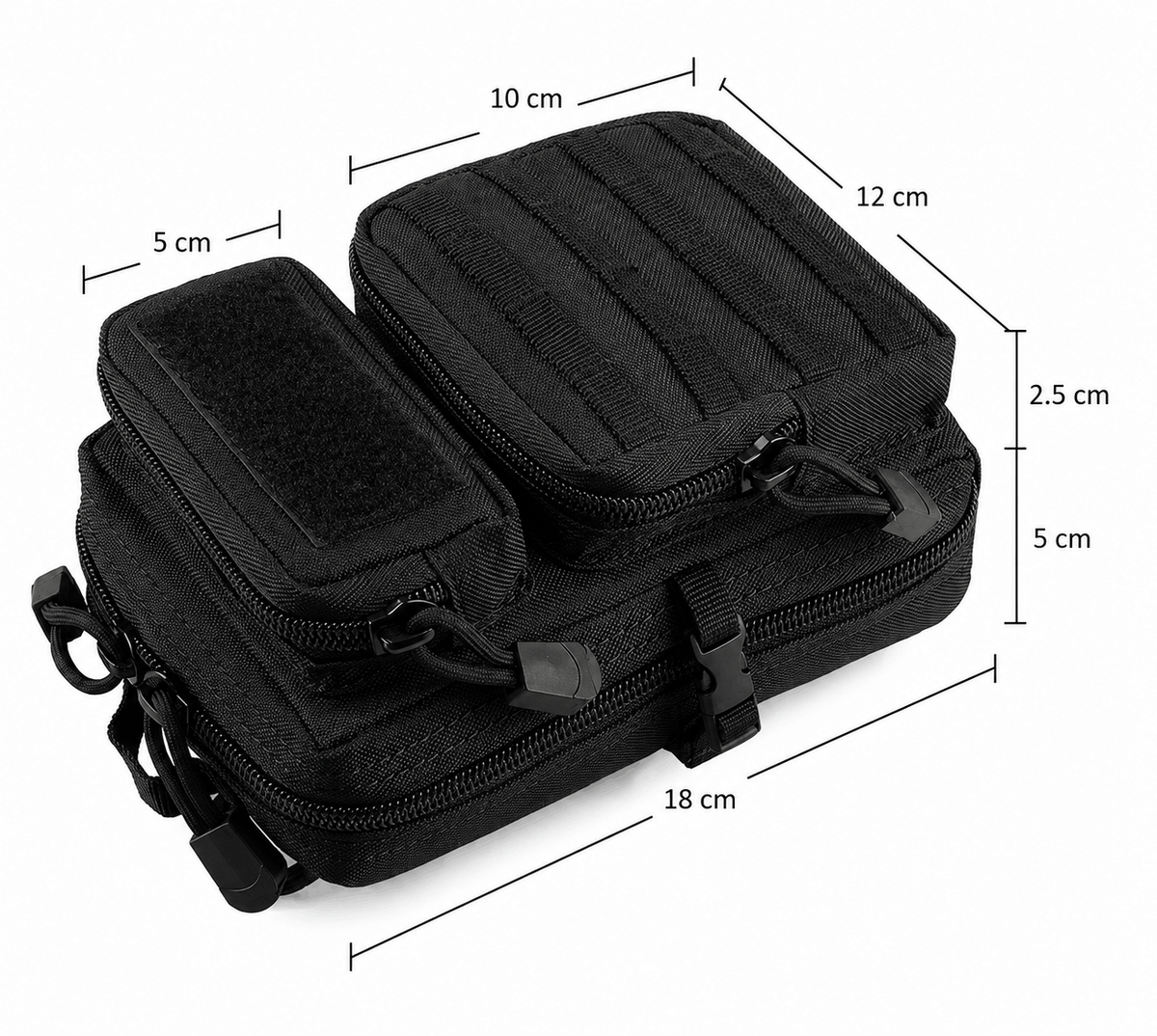 Тактическа модулна чанта BlackAirsoft Mini Utility Pouch MOLLE